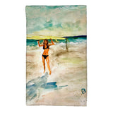 Surfer Girl II Kitchen Towel