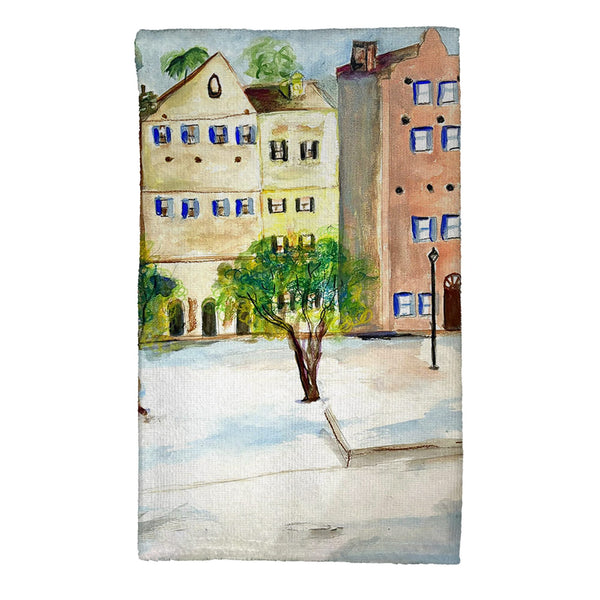 Betsy's Rainbow Row Kitchen Towel
