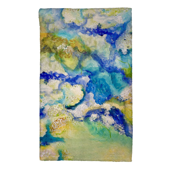 Abstract Hydrangea Kitchen Towel