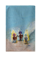 Three Racing Horses Kitchen Towel