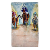Three Racing Horses Kitchen Towel
