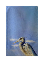 Blue Heron Portrait Kitchen Towel
