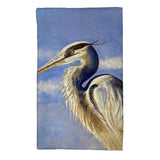 Blue Heron Portrait Kitchen Towel
