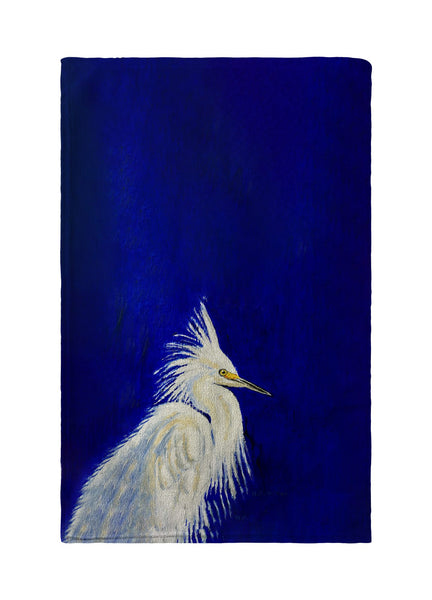 Egret Bad Hair Day Kitchen Towel