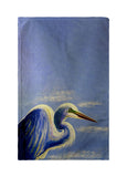 Great Egret Portrait Kitchen Towel