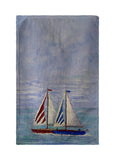 Sailboat Race II Kitchen Towel