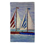 Sailboat Race II Kitchen Towel