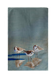 Three Sanderlings Kitchen Towel