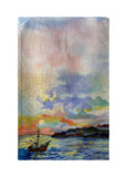 Harbor Sunset Kitchen Towel
