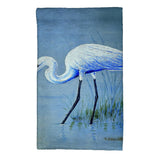Egret Hunting Kitchen Towel