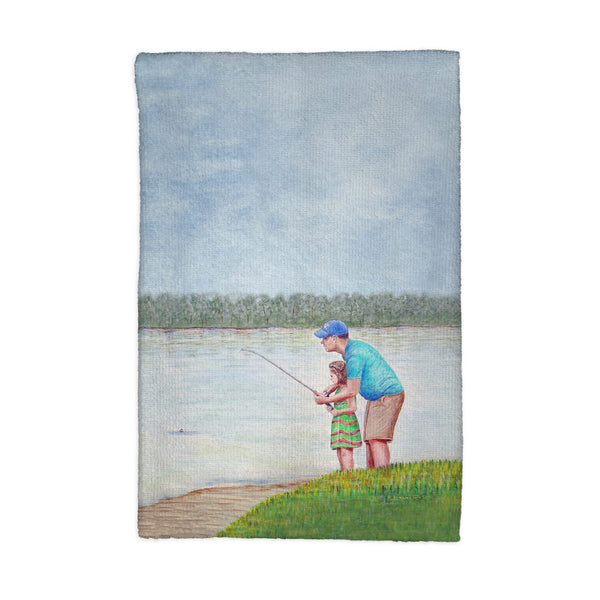 Learning to Fish Kitchen Towel