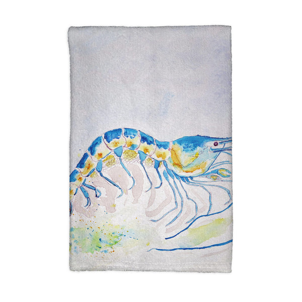 Blue Shrimp Kitchen Towel