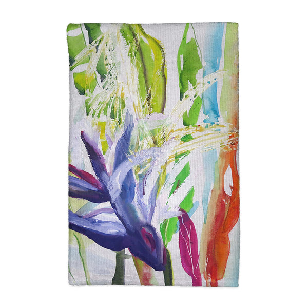 Abstract Bird of Paradise  Kitchen Towel
