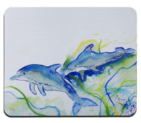 Betsy's Dolphins Mousepad