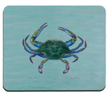 Betsy's Crab on Aqua Mousepad