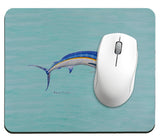 Aqua Blue Marlin Mousepad