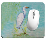 Snowy Egret Mousepad