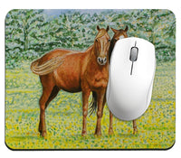 Two Horses Mousepad