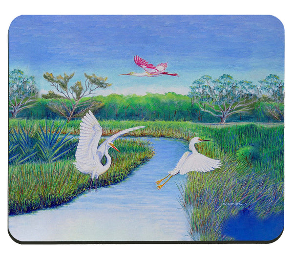 Marsh Wings Mouse Pad