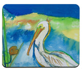 White Pelican Mousepad