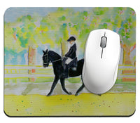 Black Horse & Rider Mousepad