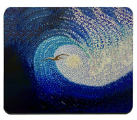 Wave and Pelican Mouse Pad