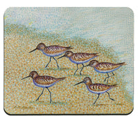 Pointillist Sanderlings Mousepad