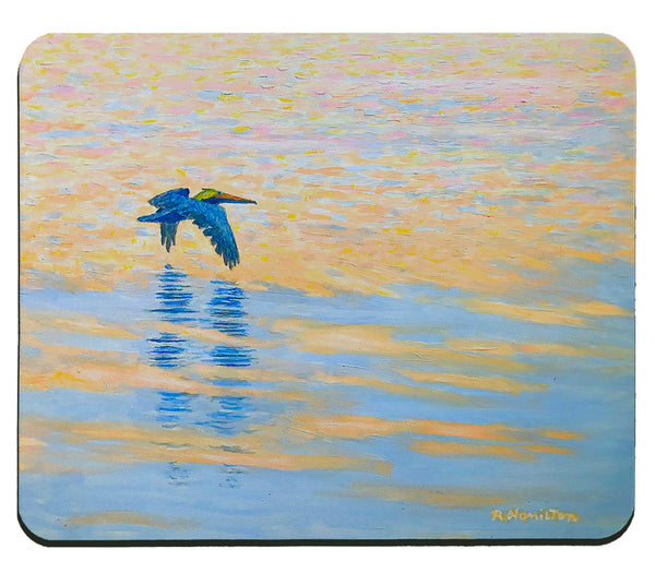 Evening Pelican Mousepad