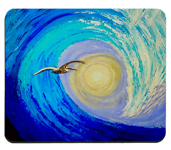 Palette Wave and Pelican Mouse Pad