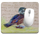 Female Wood Duck on Script Mousepad