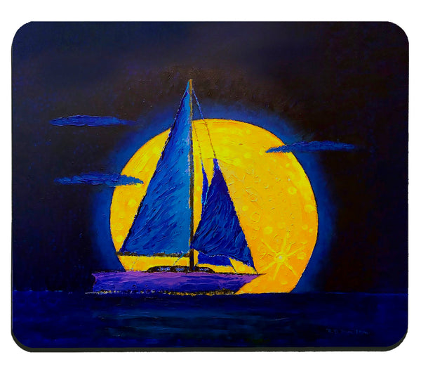 Moonrise Sail II Mousepad