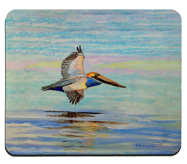Gliding Pelican Mousepad
