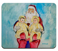 Santa and Twins Mousepad