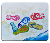 Six Flip Flops Mousepad