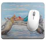 Mermaid on Log Mousepad