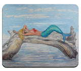 Mermaid on Log Mousepad