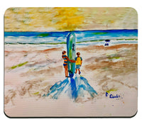 Two Surfers Mouse Pad