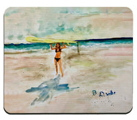 Surfer Girl II Mouse Pad