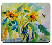 Sunflowers & Bee Mouse Pad
