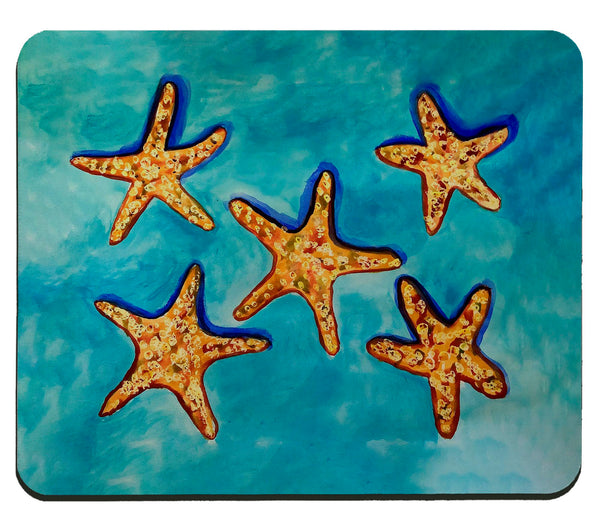 Many Starfish Mouse Pad