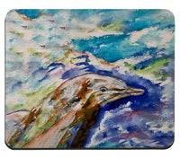 Dolphin Portrait Mouse Pad