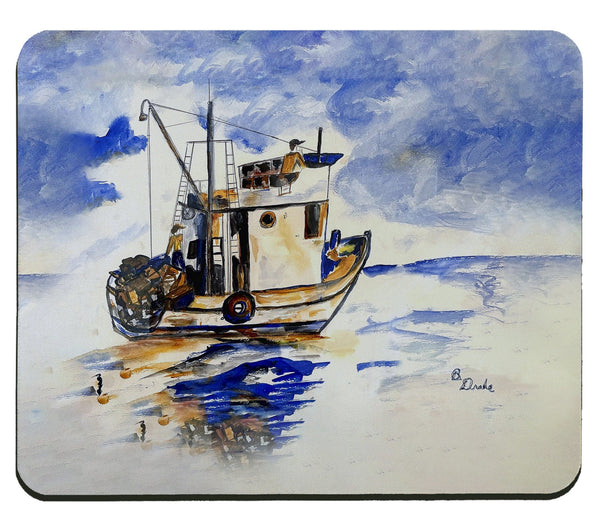 Fishing Boat III Mousepad