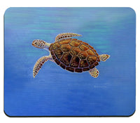 Sea Turtle in Aqua Mousepad
