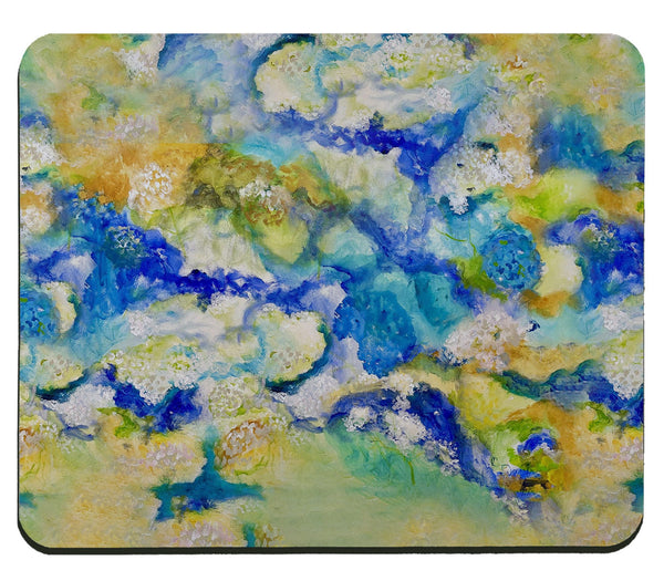 Abstract Hydrangea Mousepad