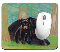 Bear and Cub Mousepad