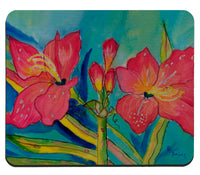 Pink Amaryllis Mousepad