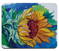 Windy SunFlower Mouse Pad