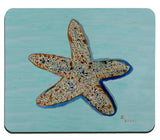 Aqua Starfish Mousepad