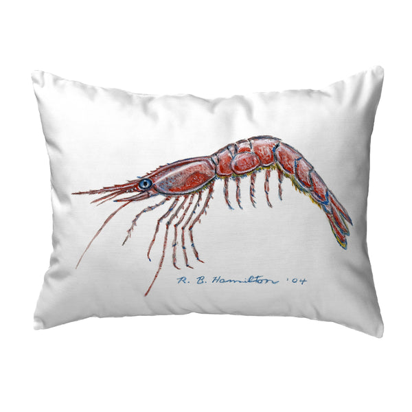 Shrimp Noncorded Indoor/Outdoor Pillow