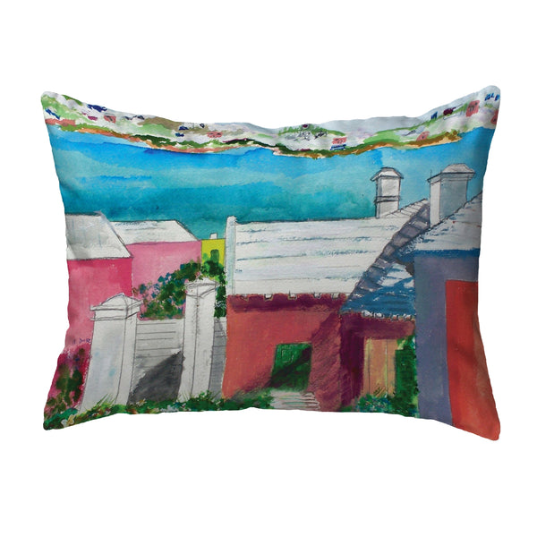 Rooftops Noncorded Indoor/Outdoor Pillow